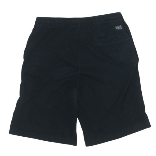 Nike Men Black Sweat Shorts M Elastic Waist Cotton Sportswear
