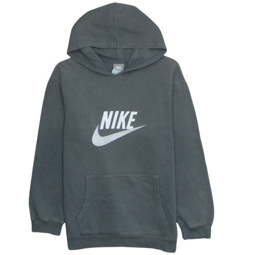 Nike Teens Grey Pullover Hoodie Regular Fit Sportswear M