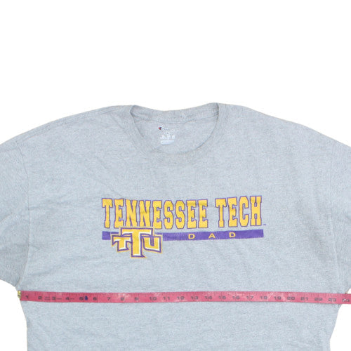 Champion Men's Grey Tennessee Tech Dad 2XL College T-Shirt