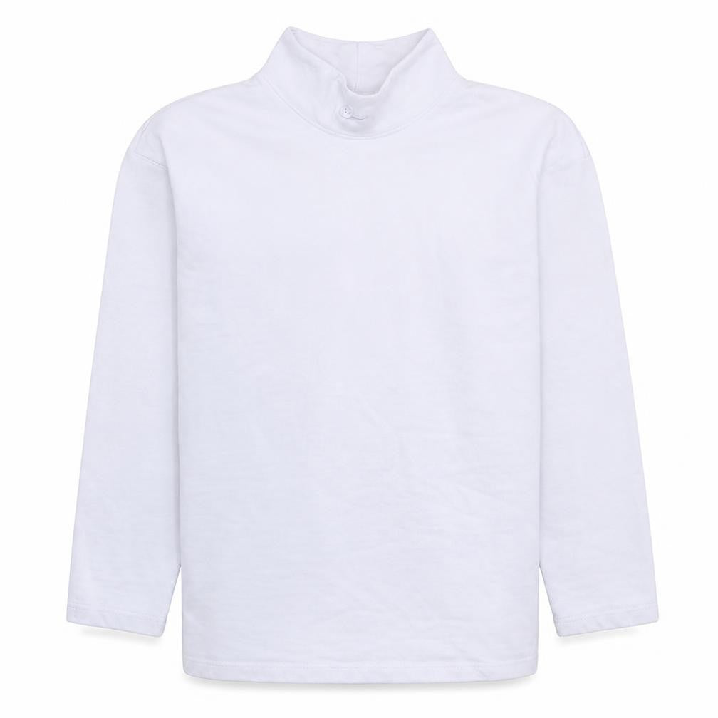 Nike Men's White Roll Neck Cotton Sweatshirt Size L
