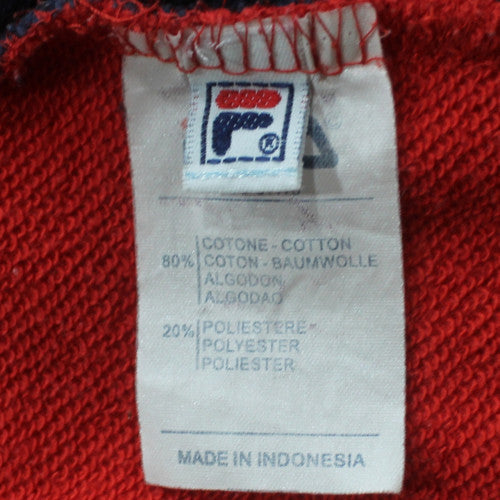 Fila Men's Red XL Pullover Crew Neck Sweatshirt