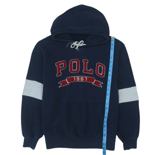 Polo Ralph Lauren Men's Navy Pullover Hoodie Size M Cotton Blend