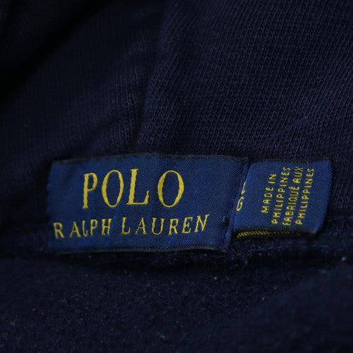 Polo Ralph Lauren Men's Navy Pullover Hoodie Size M Cotton Blend