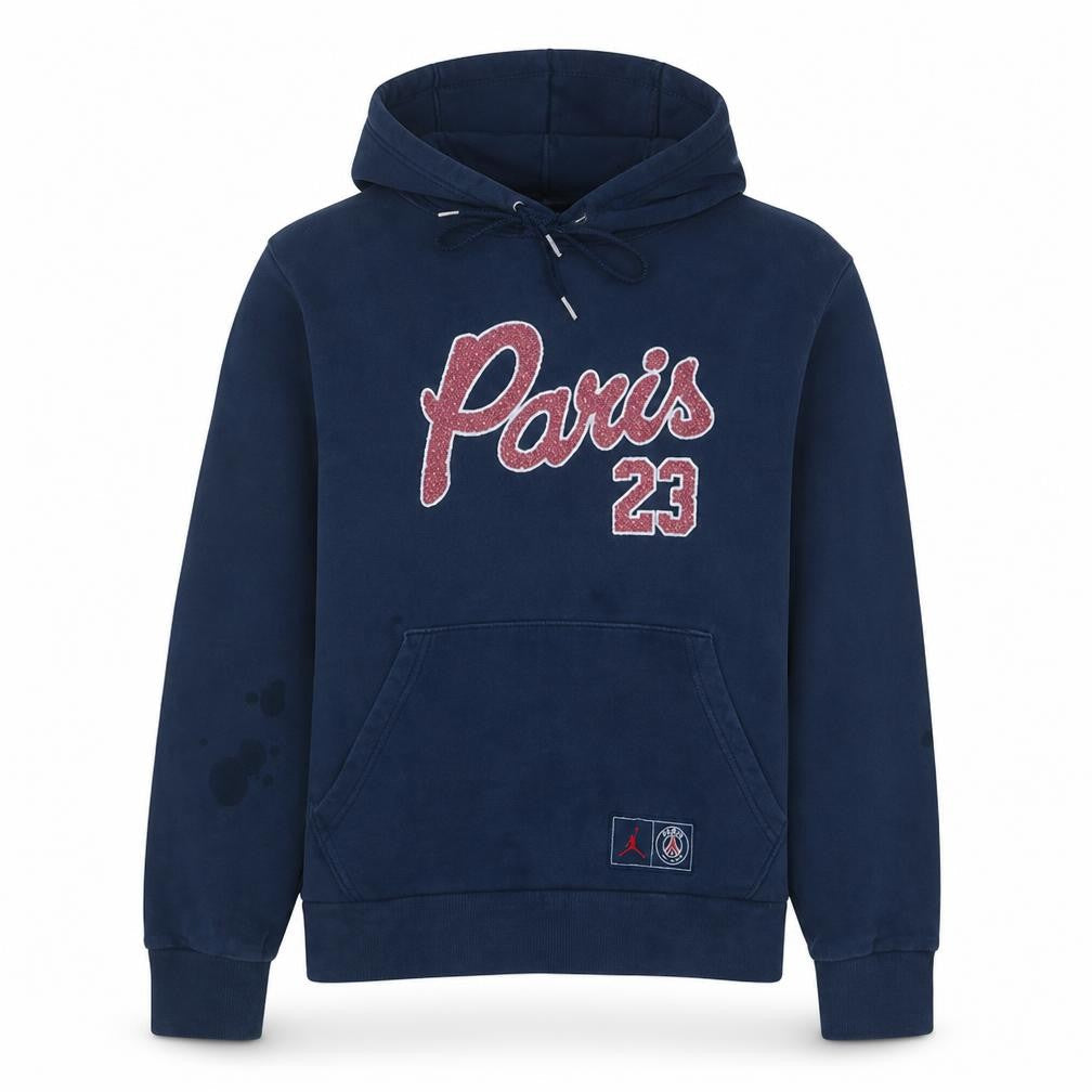 Jordan Paris 23 Blue Pullover Hoodie Men’s Small Fleece Sportswear
