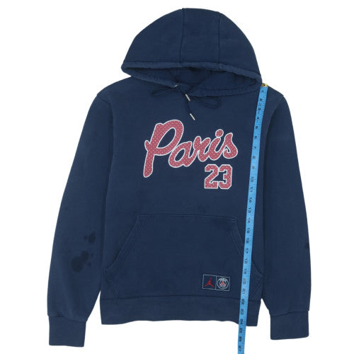 Jordan Paris 23 Blue Pullover Hoodie Men’s Small Fleece Sportswear