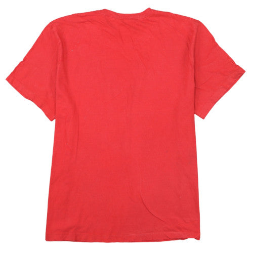 Nike Men’s Red XL Sports Graphic Logo Crew Neck T-Shirt
