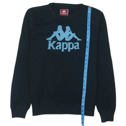 Kappa Men’s Black Large Crew Neck Pullover Sweatshirt