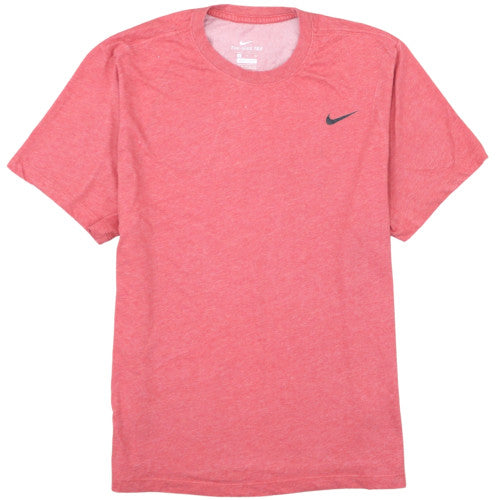 Nike Men's Red Dri-Fit Crew Neck T-Shirt XL Sports Tee