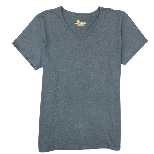 Carhartt Men's Grey XL Relaxed Fit V-Neck Cotton T-Shirt
