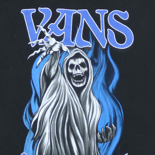 Vans Men's Black L Classic Fit Skull Graphic T-Shirt