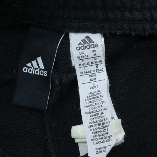 Adidas Womens Black Jogger Sweatpants M Fleece Sports Casual