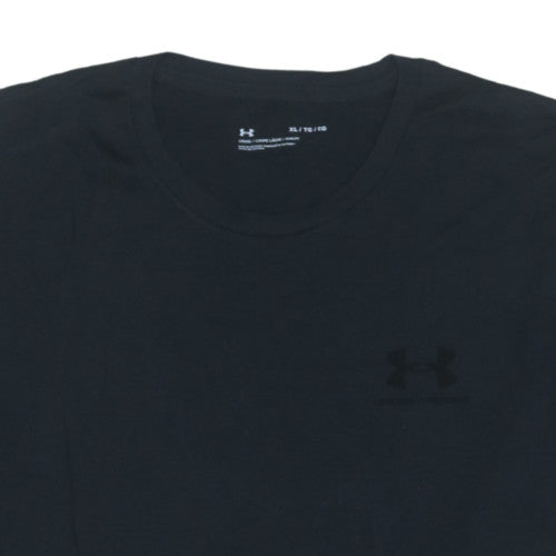 Under Armour Men's Black XL Loose Fit Crew Neck T-Shirt
