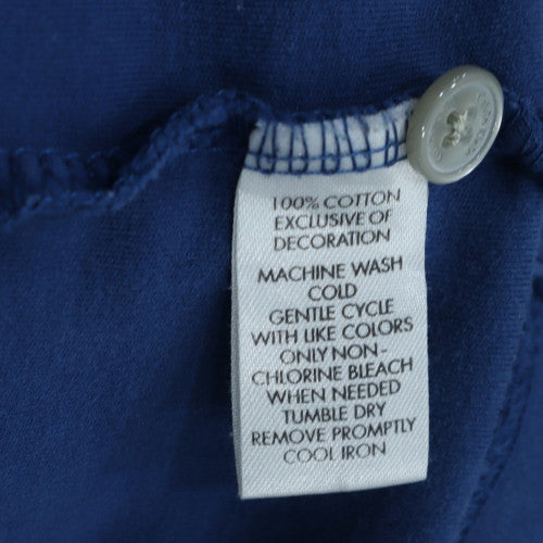 Calvin Klein Men's Blue 2XL Regular Fit Cotton Polo Shirt