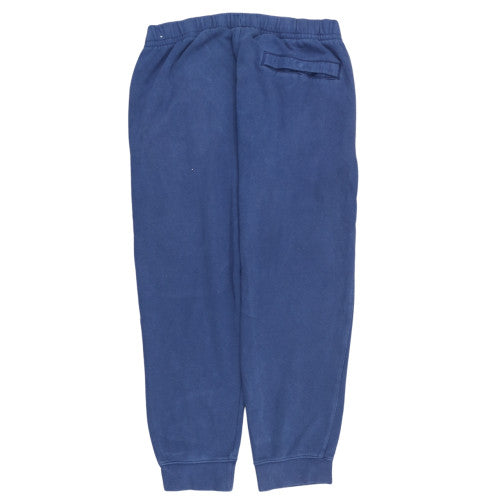 Nike Men's Blue Fleece Sweatpants L Regular Fit Tapered Joggers
