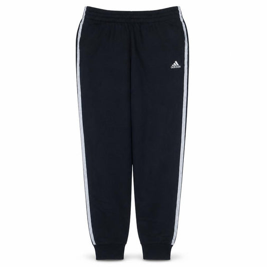 Adidas Womens Black Jogger Trousers L Tapered Cotton Blend