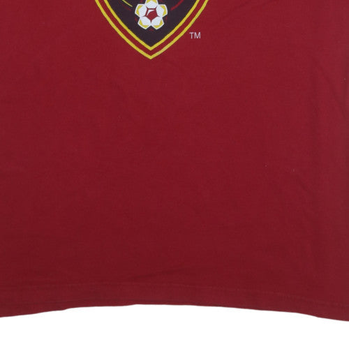 Adidas Men’s Red Real Salt Lake XL Graphic Sports T-Shirt