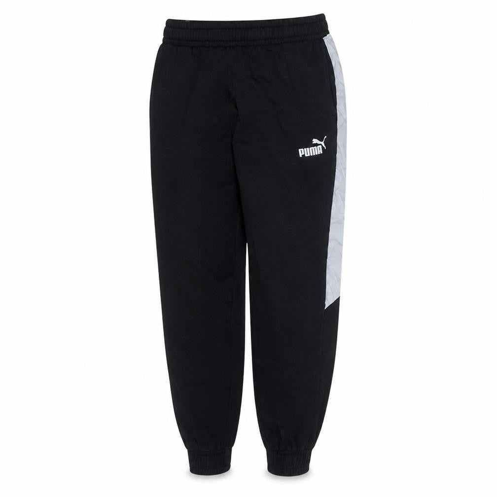 Puma Men's Black Jogger Sweatpants L Fleece Regular Fit