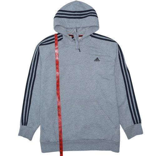 Adidas Men’s Grey XL Pullover Hoodie Essentials Performance