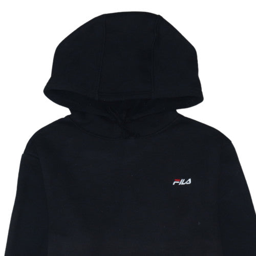 Fila Men's Black XS Pullover Hoodie - Cotton Blend Classic Sportswear