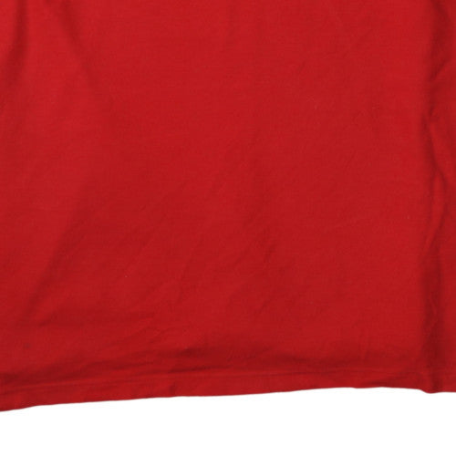 Nautica Men's Red 2XL Cotton Short Sleeve Polo Shirt