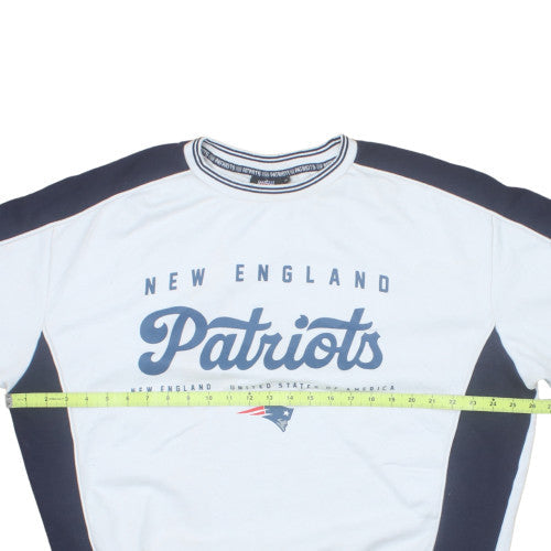 Primark NFL Men’s White Sweatshirt XL Patriots Graphic Pullover