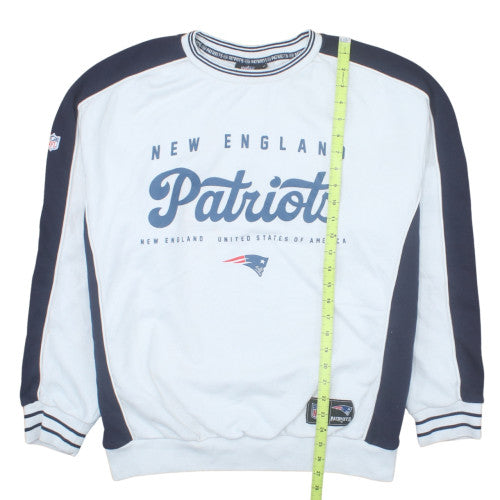 Primark NFL Men’s White Sweatshirt XL Patriots Graphic Pullover