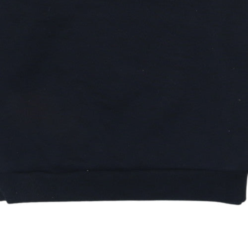 Adidas Women Black Long Sleeve Crew Neck Pullover Sweatshirt Size 8