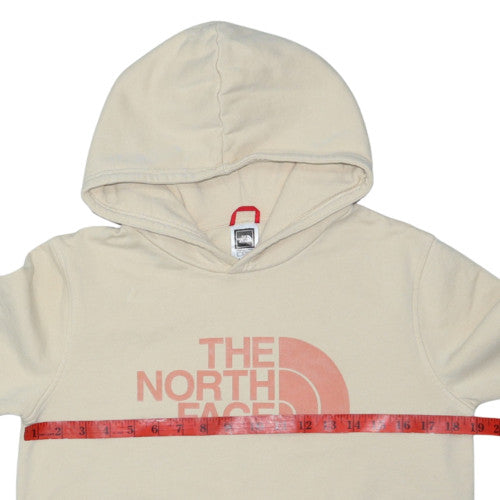 The North Face Boys Beige XL Pullover Hoodie 100% Cotton Fleece