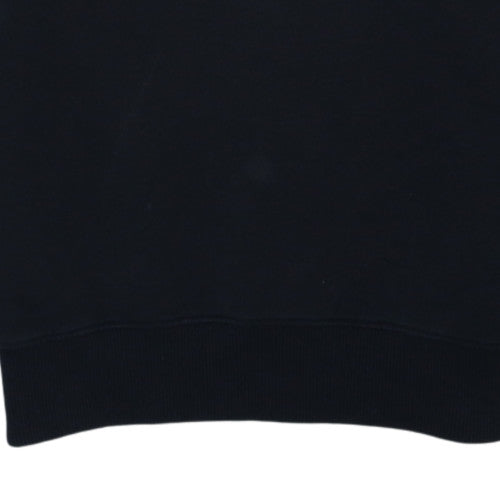 Calvin Klein Jeans Men’s Black Pullover Hoodie Small Logo Design