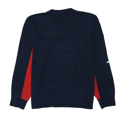Champion Men's Blue Grey Red XL Pullover Sweatshirt Crew Neck Logo