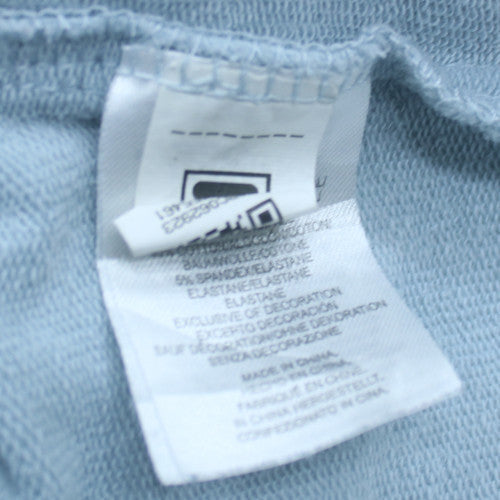 FILA Women Light Blue Crew Neck Pullover Sweatshirt Size L