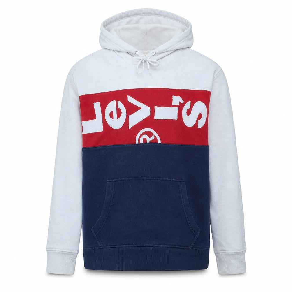 Levi's Men's Multicoloured Pullover Hoodie S Fleece Logo