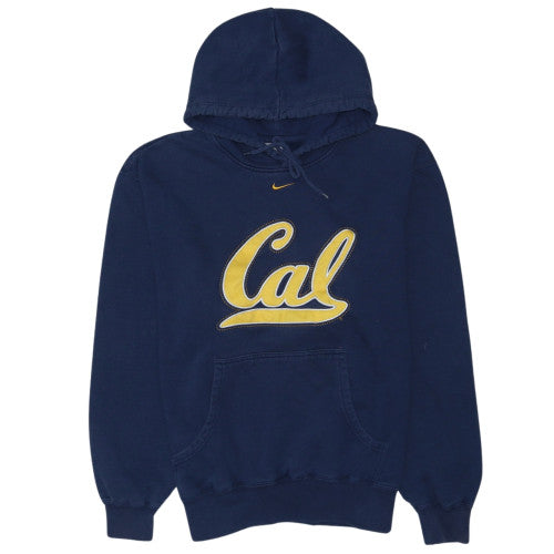 Nike Men’s Blue Cal Pullover Hoodie Size M Graphic Fleece Sweatshirt