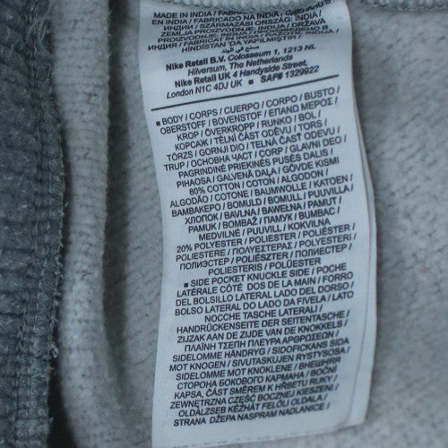 Nike Men's Grey 2XL Sweatpants Regular Fit Fleece Tapered