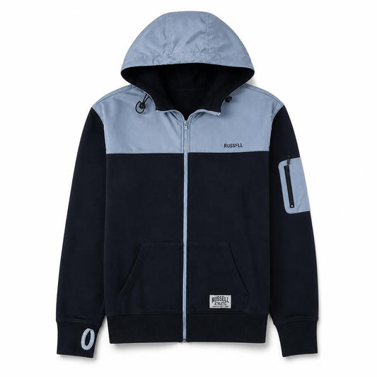 Russell Athletic Men's Blue Full Zip Hoodie Size M
