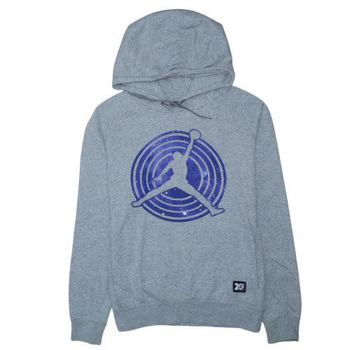Nike Men’s Grey Pullover Hoodie M Graphic Sports Fleece