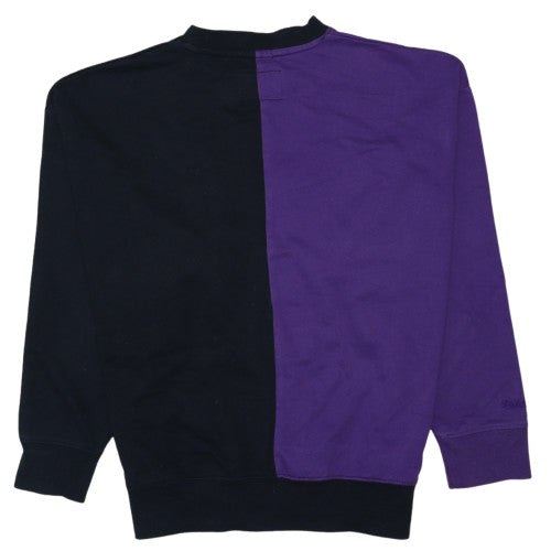 Mitchell & Ness Womens Black Purple Lakers Sweatshirt Small Crew Neck