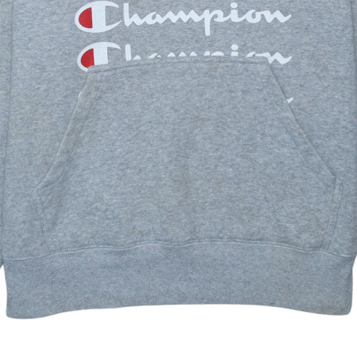 Champion Mens Grey XL Pullover Hoodie Athletic Fleece
