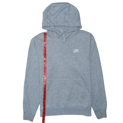 Nike Men's Grey Pullover Hoodie Small Fleece Regular Fit