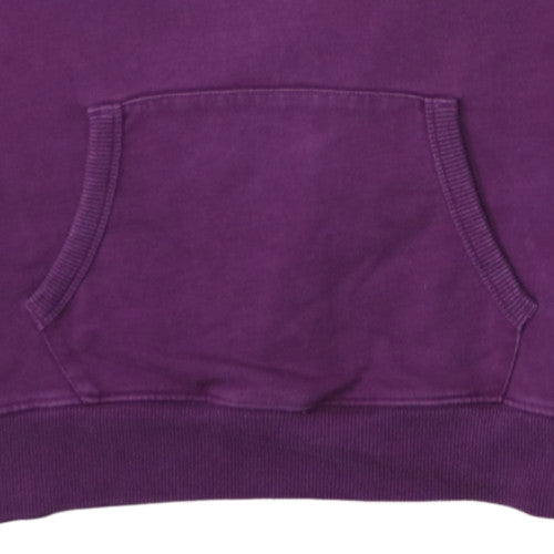 Tommy Jeans Womens Purple XS Pullover Hoodie with Logo Print