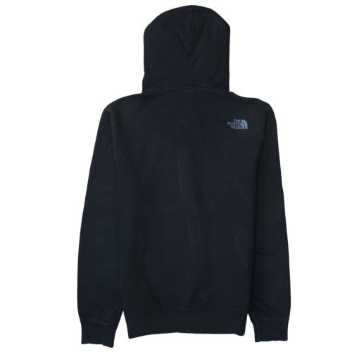 The North Face Mens Black Full Zip Hoodie Size M Cotton Fleece