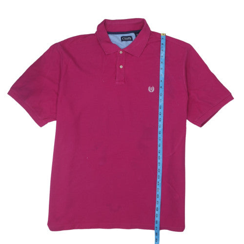 Chaps Men’s Pink 3XL Classic Fit Cotton Polo Shirt Big & Tall