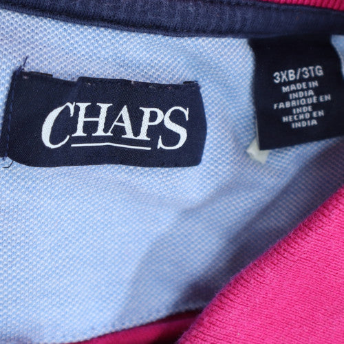 Chaps Men’s Pink 3XL Classic Fit Cotton Polo Shirt Big & Tall