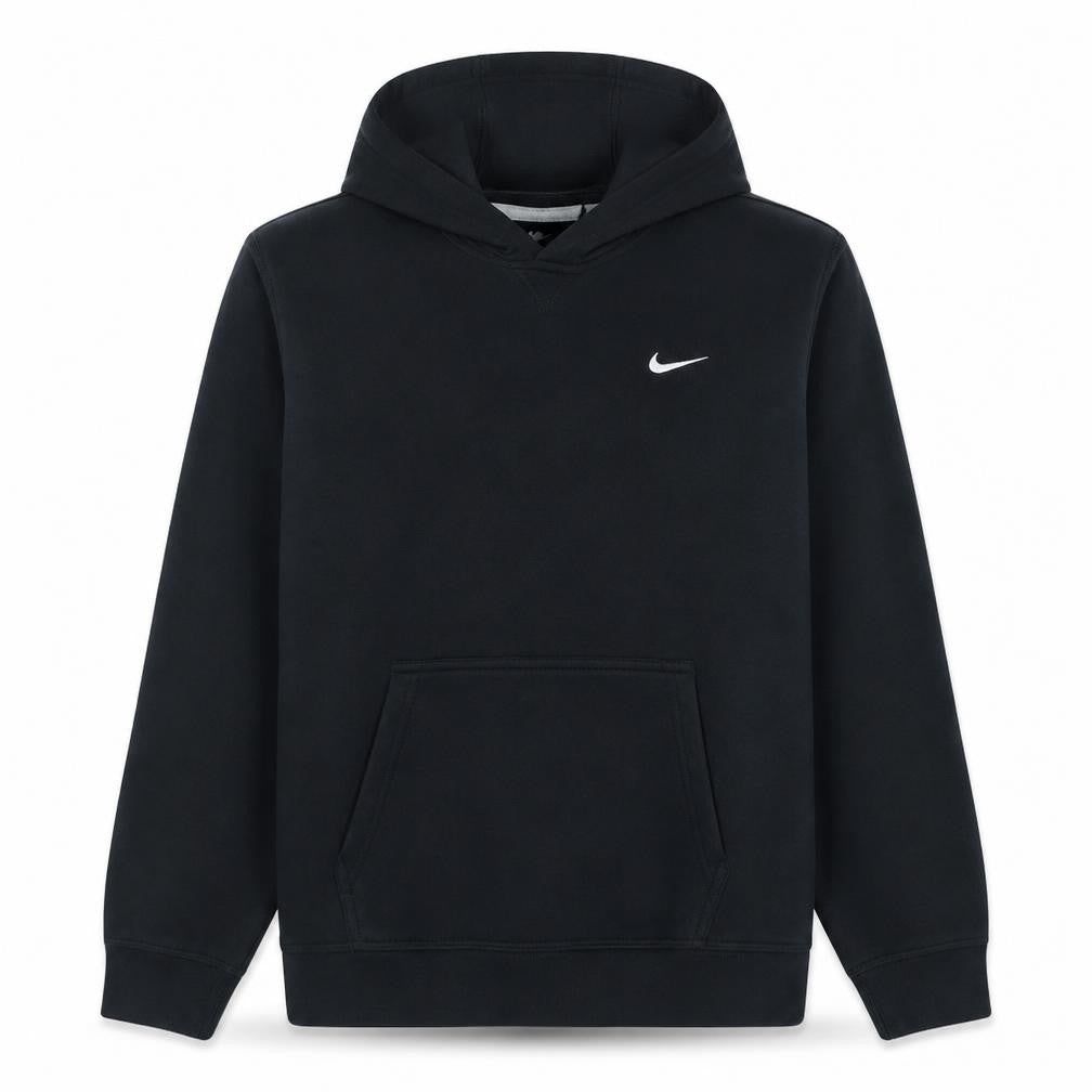 Nike Men's Black Pullover Hoodie L Logo Fleece Sportswear