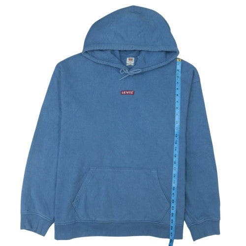 Levi's Men's Blue 2XL Pullover Relaxed Hoodie with Logo