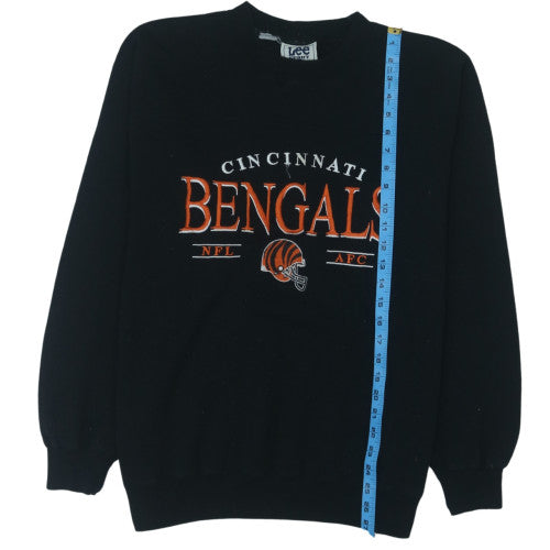 Lee Sport Mens Black Cincinnati Bengals Pullover Sweatshirt L