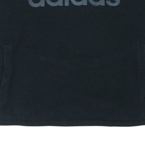 Adidas Men's Black XL Pullover Hoodie Fleece Logo Sportswear