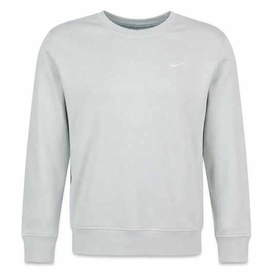 Nike Men's Grey Cotton Crew Neck Sweatshirt M Classic Fit