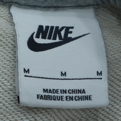 Nike Men's Grey Cotton Crew Neck Sweatshirt M Classic Fit