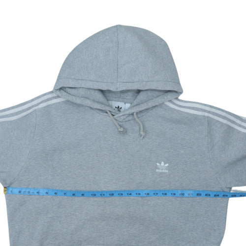 Adidas Men's Grey XL Pullover Hoodie Fleece Sweatshirt